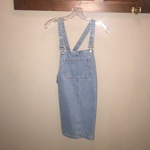 Topshop denim jumper